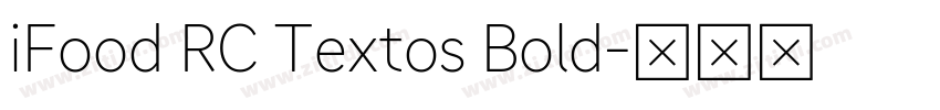 iFood RC Textos Bold字体转换